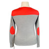 Back of Ariat 'Ramiro' Sweater in Grey/Coral
