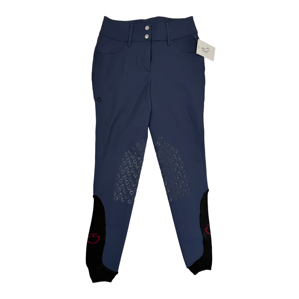 Cavalleria Toscana Logo Grip Breeches in Deep Blue
