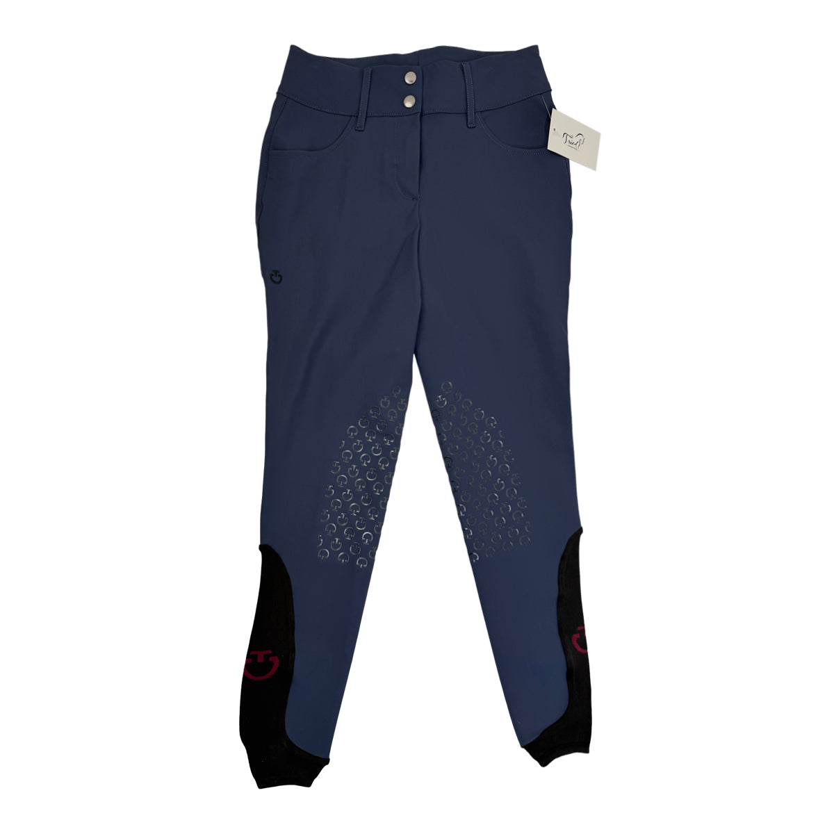 Cavalleria Toscana Logo Grip Breeches in Deep Blue