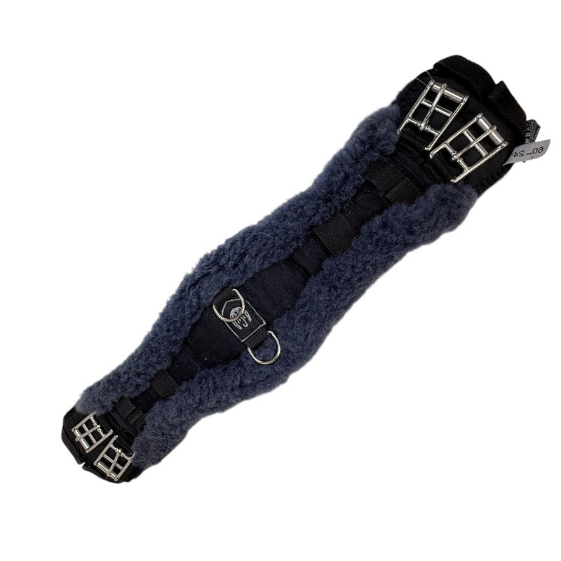 Werner Christ Contour Short Girth in Grey/Black