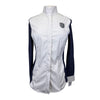 Asmar Equestrian Mesh Long Sleeve Show Shirt in Deep Navy/White