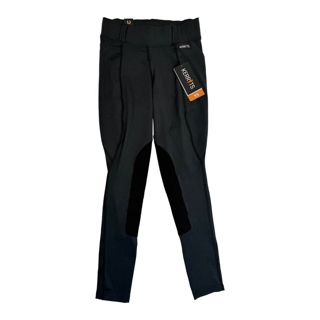 Kerrits Performance Knee Patch Tights in Black