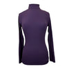 LeMieux 'Liberte' High Neck Shirt in Plum