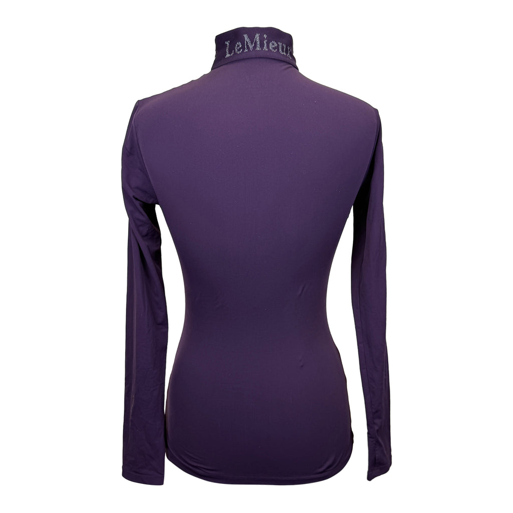 LeMieux 'Liberte' High Neck Shirt in Plum