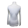 Essex Classics Talent Yarn Long Sleeve Show Shirt in White/Flowering Ivy