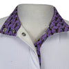 Essex Classics S/S Talent Yarn Show Shirt in White/Knights Horse