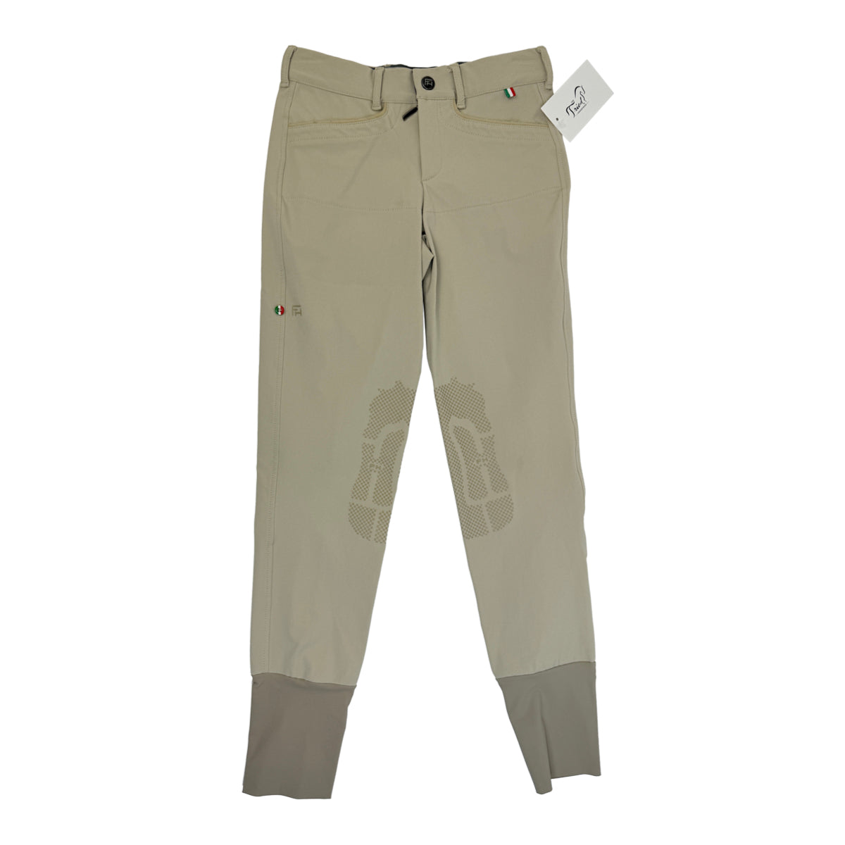 For Horses 'Chicco' Boys Grip Breeches in Tan
