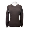 Callidae The V Neck Sweater in Brazil Nut
