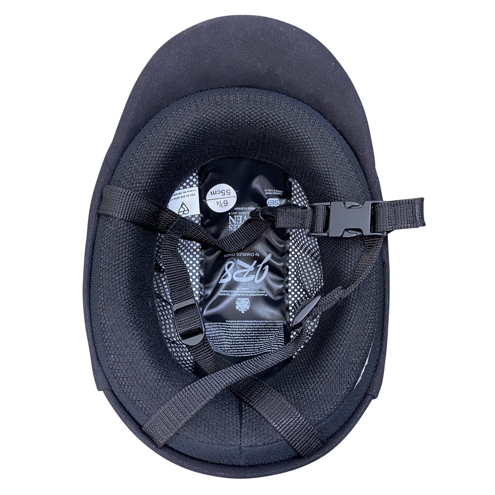 Charles Owen JR8 Helmet in Black - 6 1/2