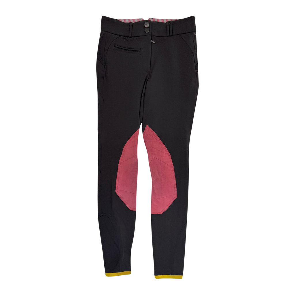CALLIDAE The Tech C3 Breeches in Black/Raspberry