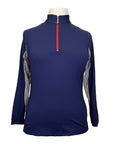 EIS 1/4 Zip Base Layer in Navy