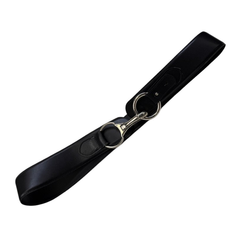 Tailored Sportsman Leather Snaffle Belt in Black