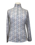Arista Equestrian 'Brio-Tek' 1/4 Zip Shirt in Winter Snakeskin