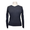 Callidae The V Neck Sweater in Charcoal