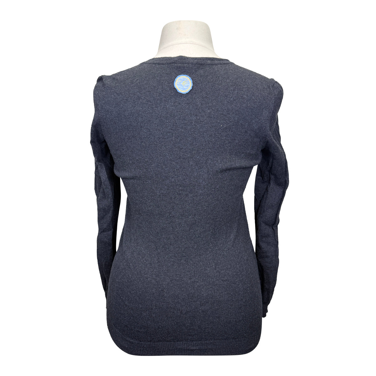 Callidae The V Neck Sweater in Charcoal