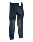 Kerrits Kids Fleece Lite II Knee Patch Tights in Admiral Herringbone