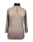 Tailored Sportsman 'Ice Fil' Shirt in Latte/Black