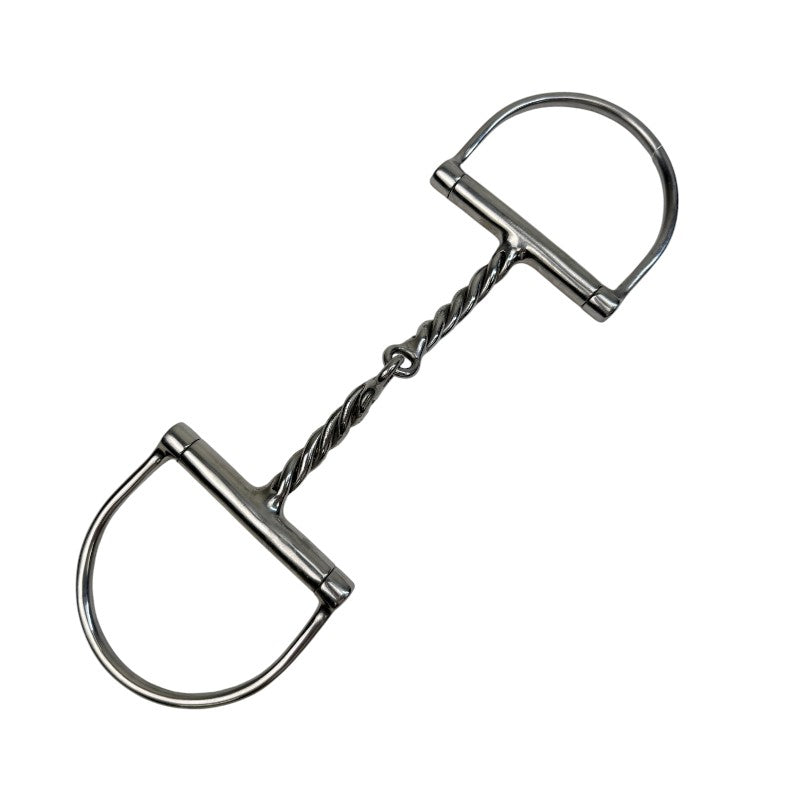 Coronet Twisted Wire D Ring Bit in Stainless Steel 