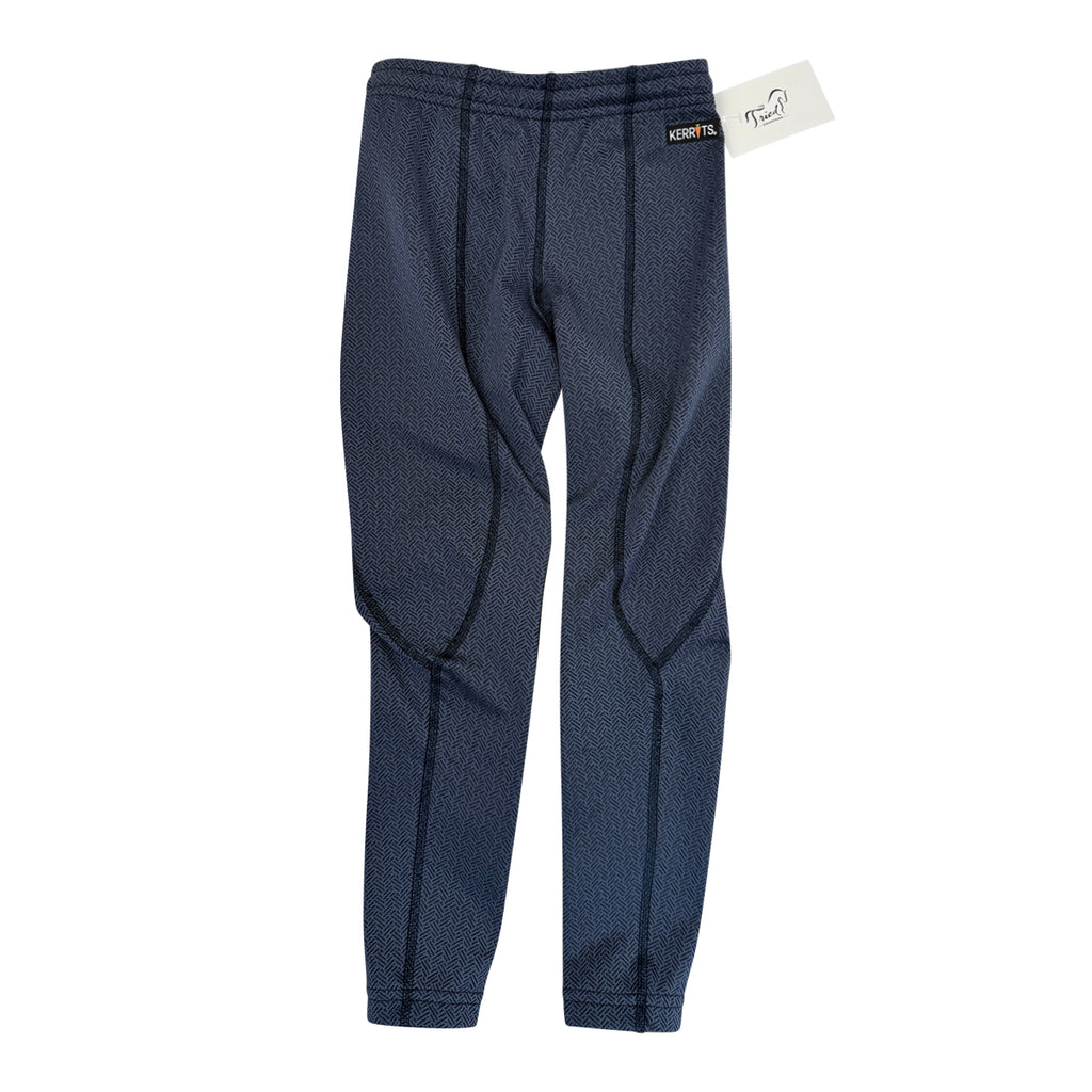 Kerrits Kids Fleece Lite II Knee Patch Tights in Nightsky