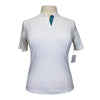 Callidae Short Sleeve Polo  in White