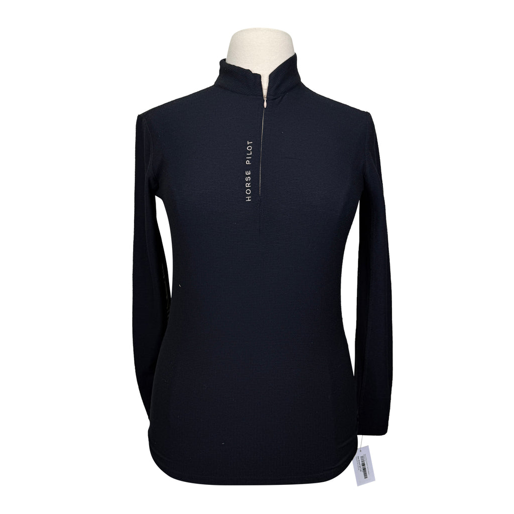 Horse Pilot 'Suntech' Shirt in Black