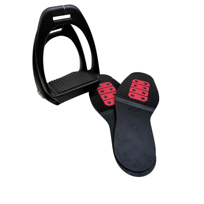 Ontyte Magnetic Stirrup with Soles in Black