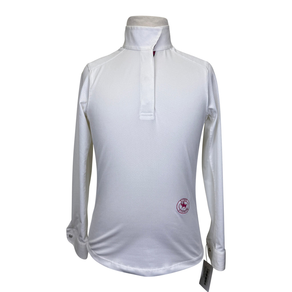 Essex Classic Talent Yarn Show Shirt in White/Bunny