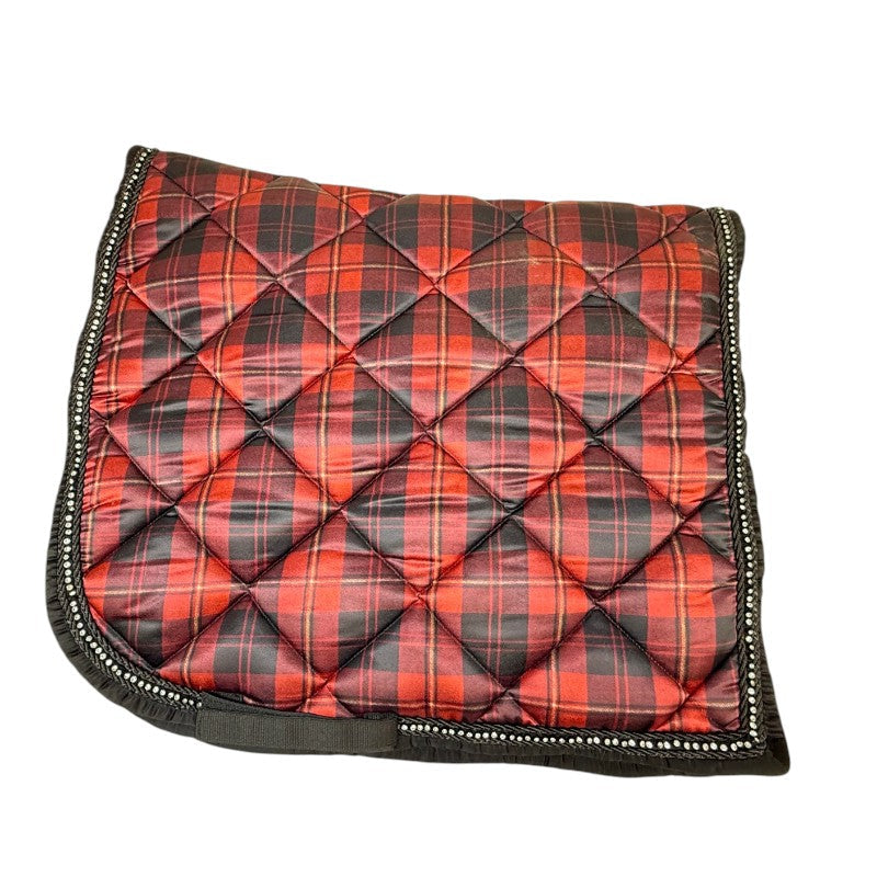 Dapplebay Co. Dressage Saddle Pad in Red Plaid