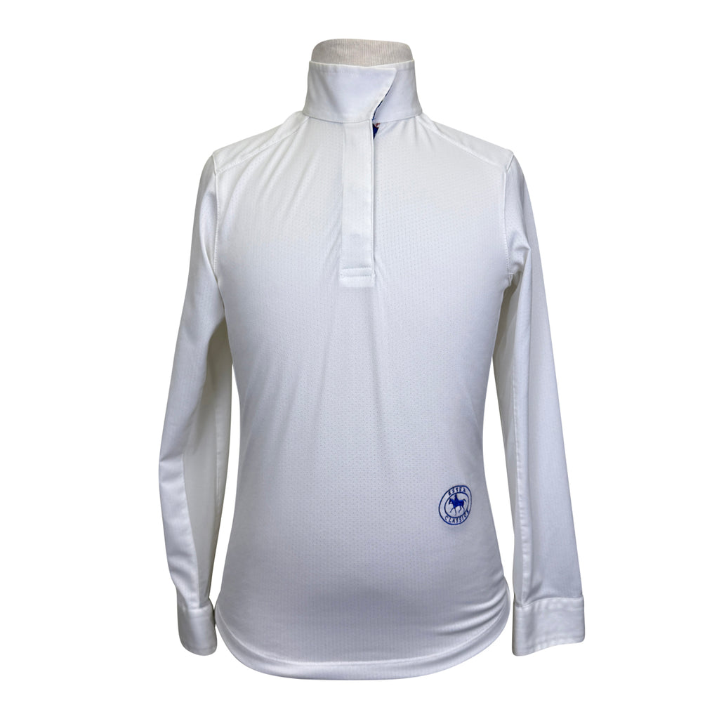 Essex Classic Talent Yarn Show Shirt in White/Be Mine
