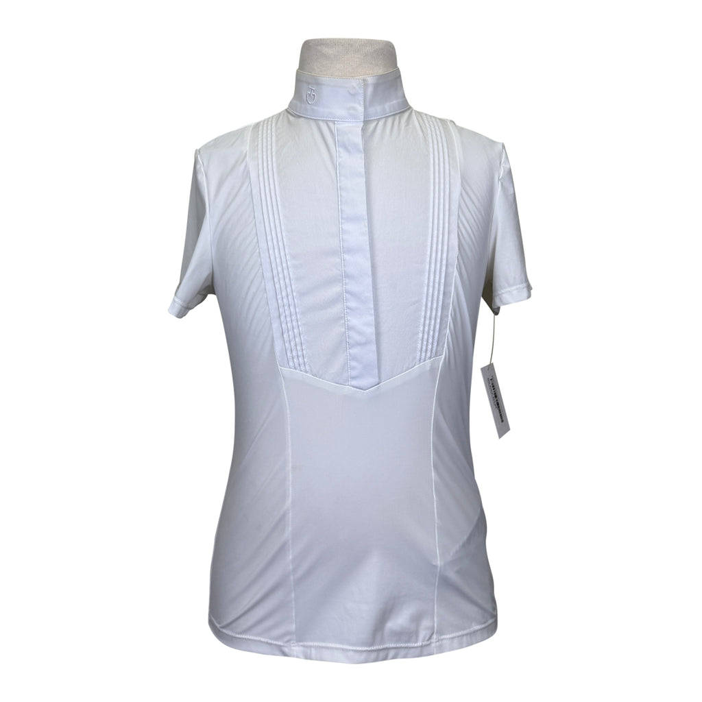 Cavalleria Toscana Bib Show Shirt in White