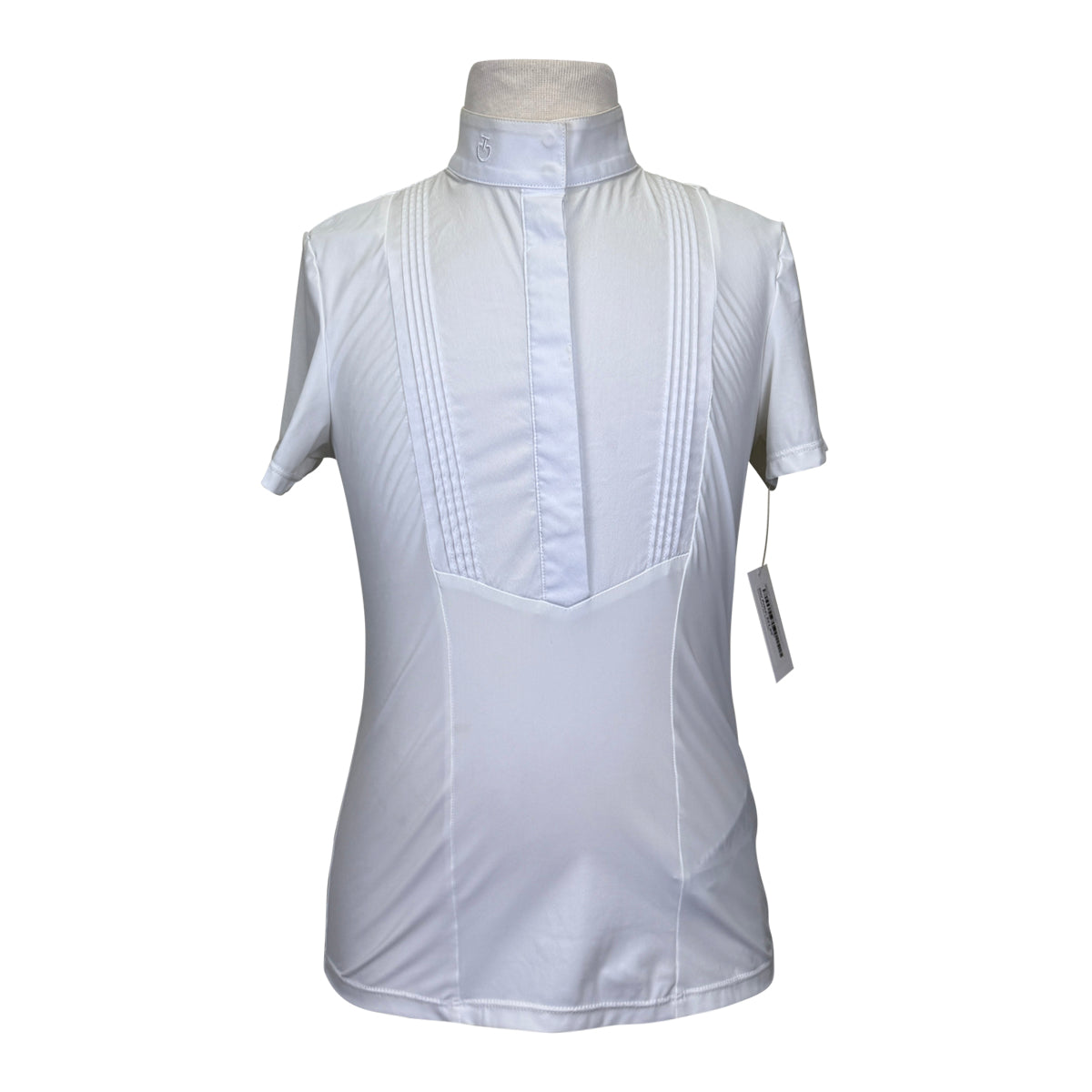 Cavalleria Toscana Bib Show Shirt in White