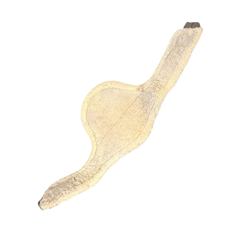 CWD Belly Guard with Removable Sheepskin Lining in Brown/Orange Piping
