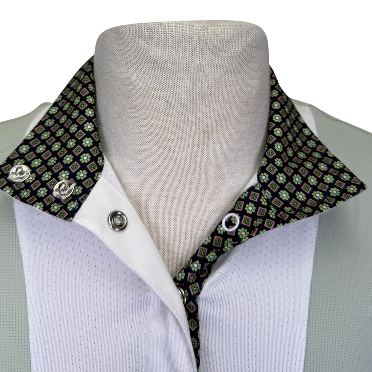 Essex Classics 'Luna Performance' Show Shirt in Sage Green