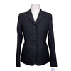 RJ Classics Washable Show Jacket in Black Pinstripe