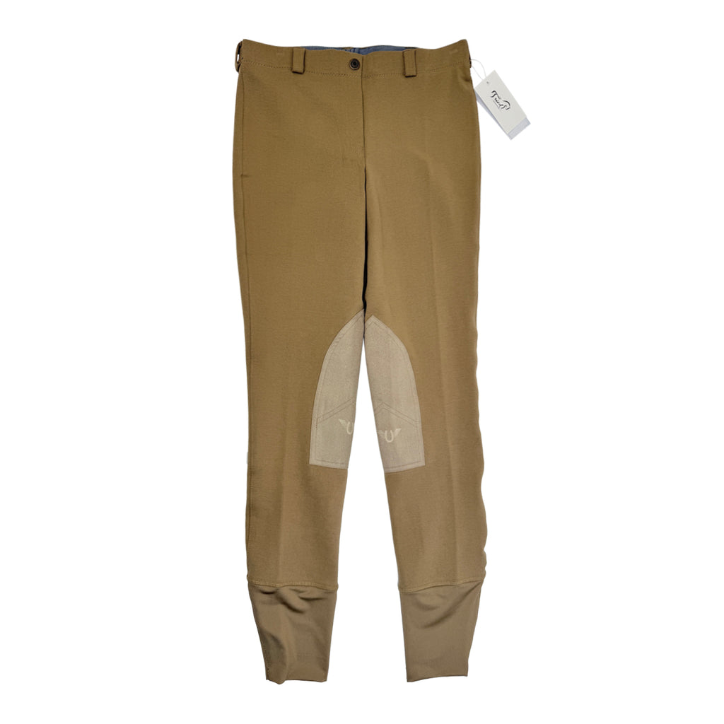 TuffRider Cotton Lowrise Pull On Breeches in Sand