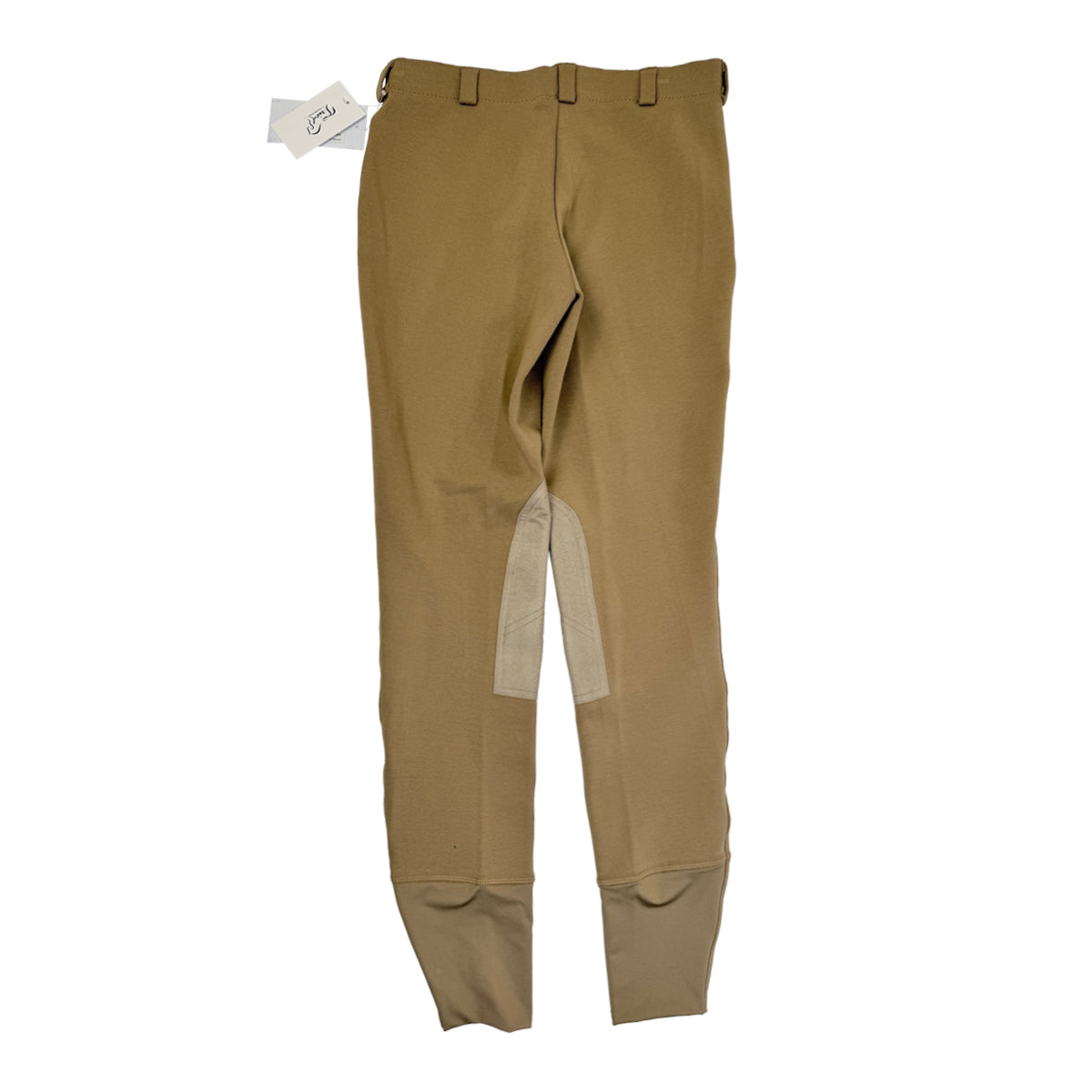 TuffRider Cotton Lowrise Pull On Breeches in Sand