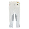 Front of Tailored Sportsman 'Trophy Hunter' Breeches in White - Women's 26L