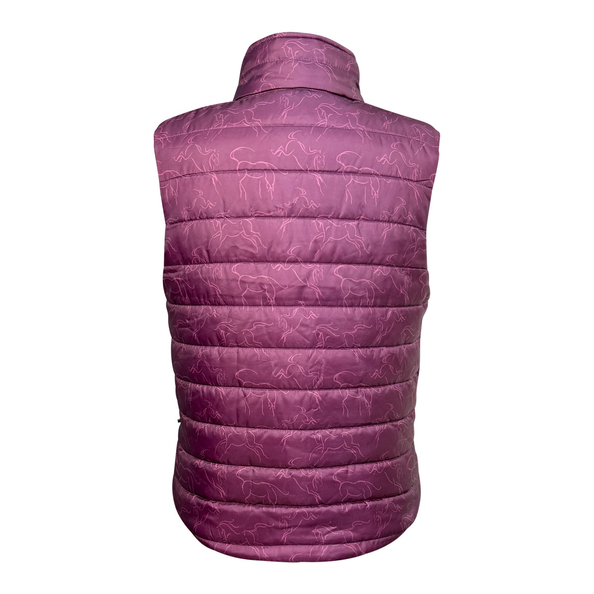 Kerrits Quilted Vest in Purple Ponies