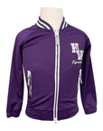 Horseware Bomber 'Varsity' Jacket in Purple