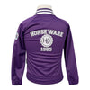 Horseware Bomber 'Varsity' Jacket in Purple