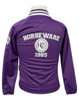 Horseware Bomber 'Varsity' Jacket in Purple