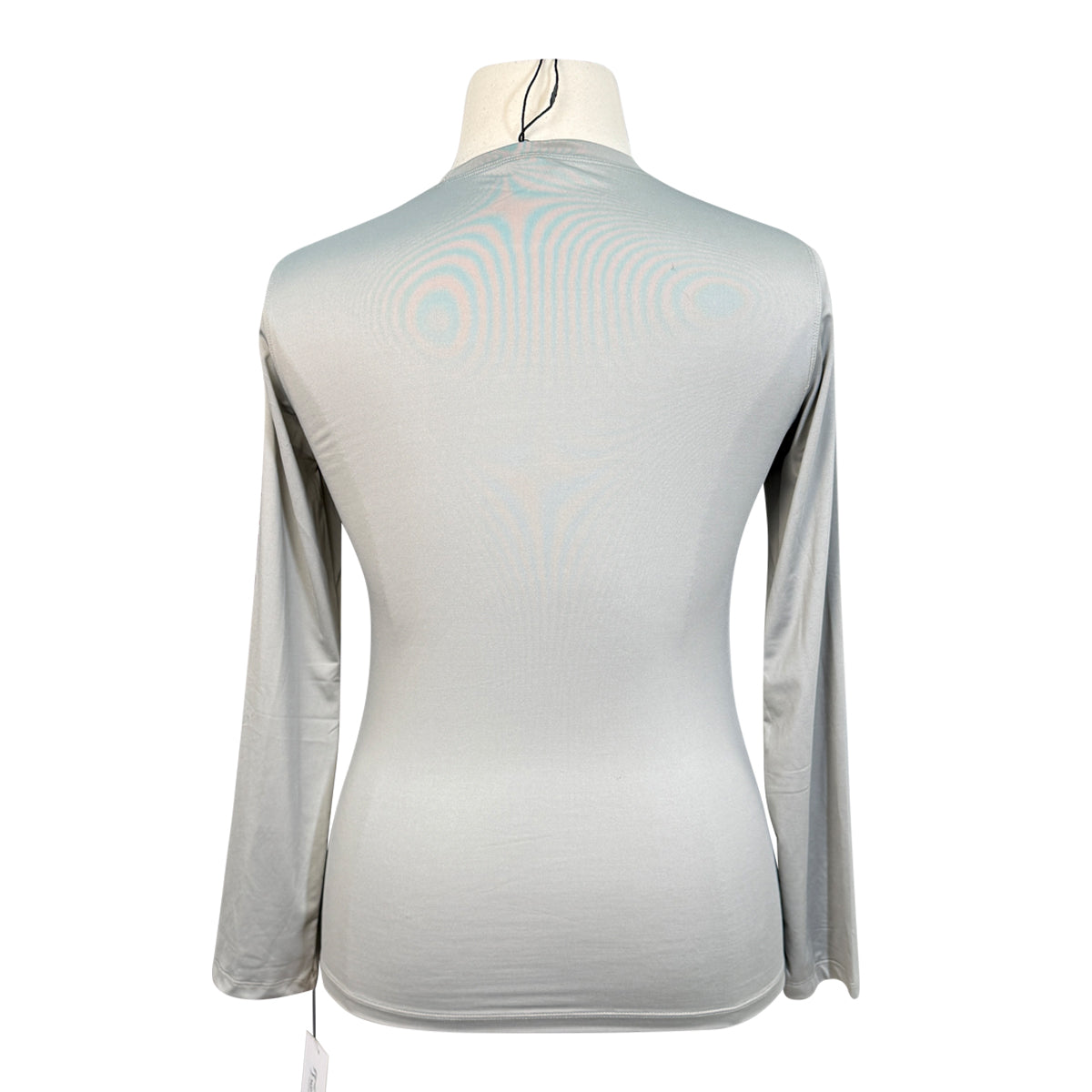 TKEQ 'Crest' Sustainable Long Sleeve Shirt in Silver/Purple
