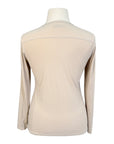 Callidae Long Sleeve Tech Crewneck Shirt in Tan