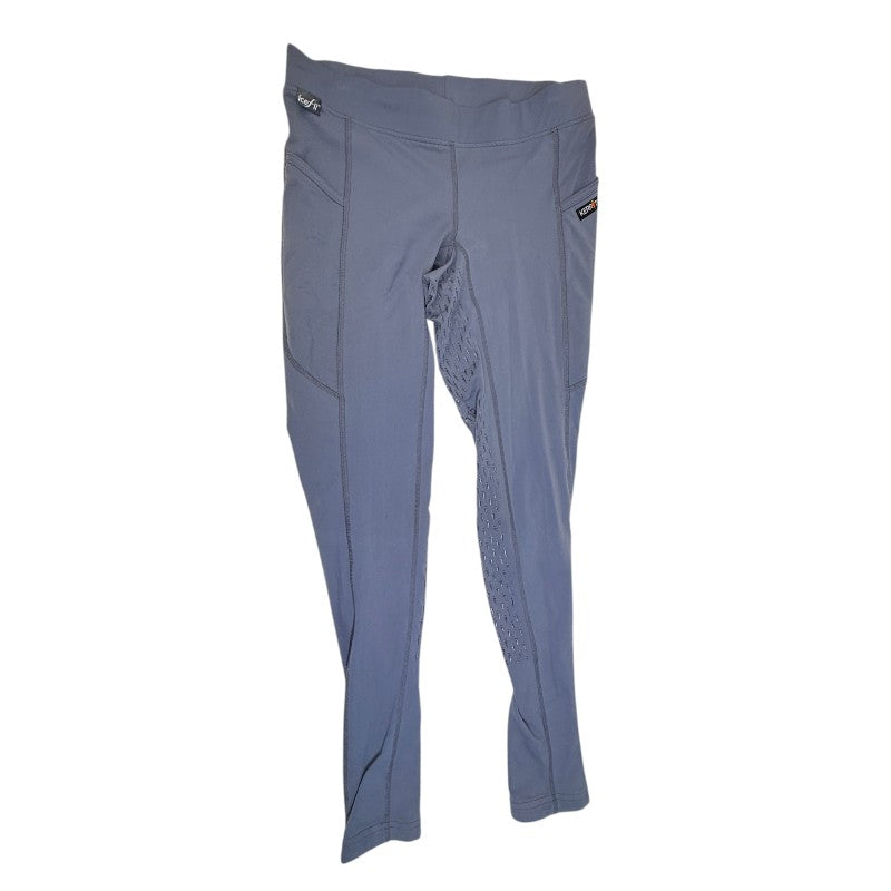 Kerrits 'IceFil' Tech Tights in Stone Blue