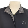 R.J. Classics 'Maddie' Show Shirt in Black w/ Floral Pattern
