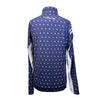 Kathryn Lily Long Sleeve Sunshirt in Navy Horse Heads