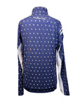 Kathryn Lily Long Sleeve Sunshirt in Navy Horse Heads