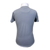 Essex Classics "Luna" Performance Short Sleeve Show Shirt in Grey/Snow-cones