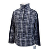 Kerrits Fleece Lined Long Sleeve Shirt in Black/Grey Plaid