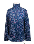 Kerrits Long Sleeve Winter Shirt in Navy Botanical